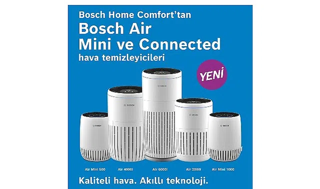 Bosch Home Comfort Group’tan İleri Teknoloji Hava Temizleme Cihazları
