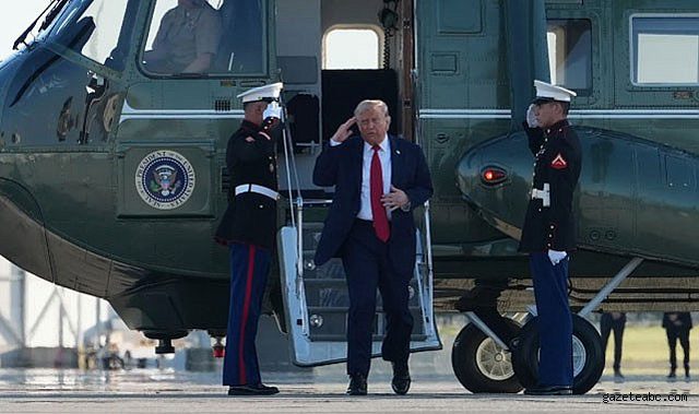 Trump'ın Uçuşunda Güvenlik Alarmı