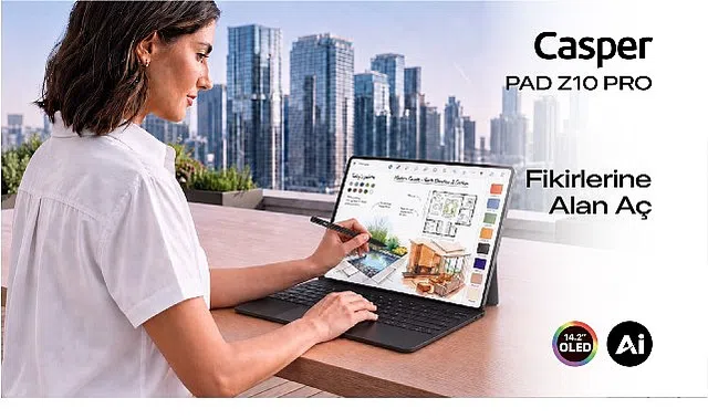 Casper PAD Z10 Pro: Tablet Kadar Mobil, Laptop Kadar Üretken