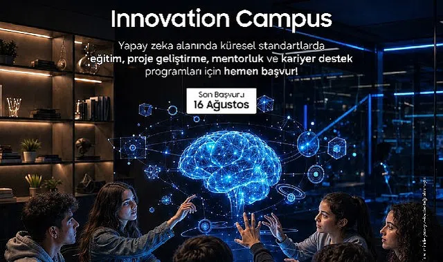 Innovation Campus'un yeni yapay zekâ sınıfı için başvuruları için geri sayım başladı