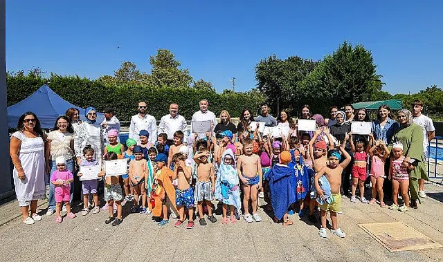 Osmangazi’de Yüzme Eğitimi Sertifikayla Taçlandı