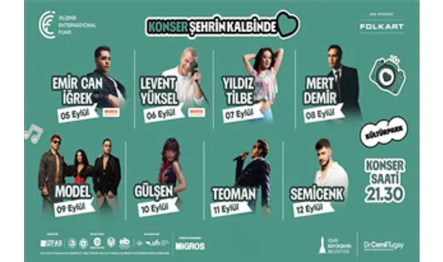 İEF’de Çim Konserleri rüzgarı esecek
