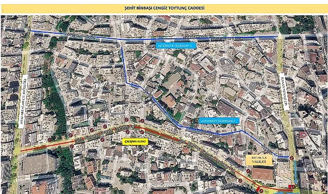 Şehit Binbaşı Cengiz Toytunç Caddesi’nde asfalt çalışması