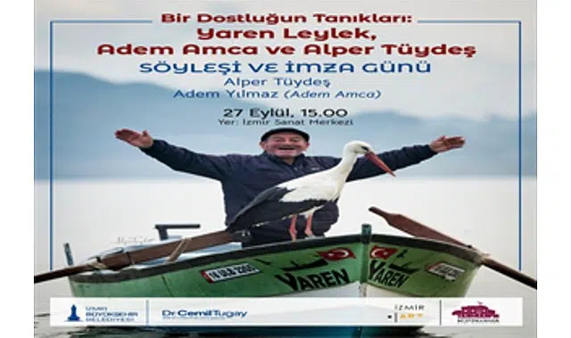 Yaren Leylek ve Adem amcanın dostluğu İzmir Sanat’ta