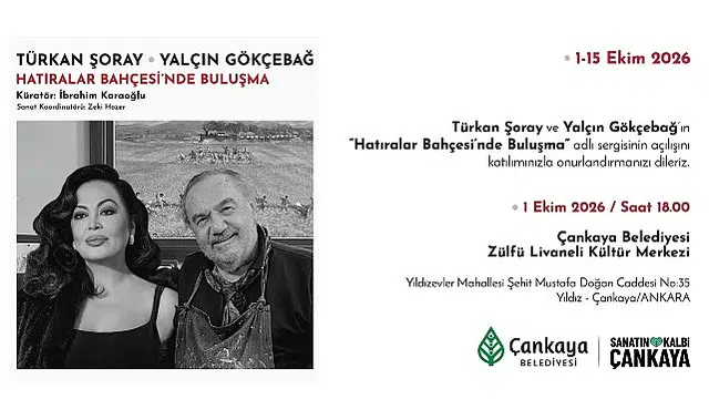 Türkan Şoray “Hatıralar Bahçesinde Buluşma” Sergisi ile Çankaya’da