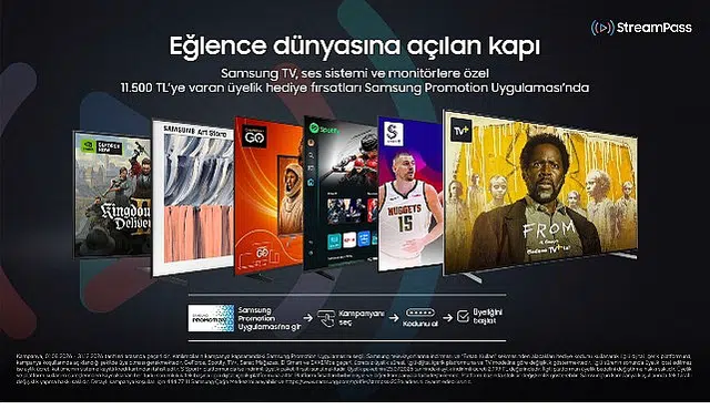 Samsung'dan eğlence dünyasının kapılarını aralayan kampanya!