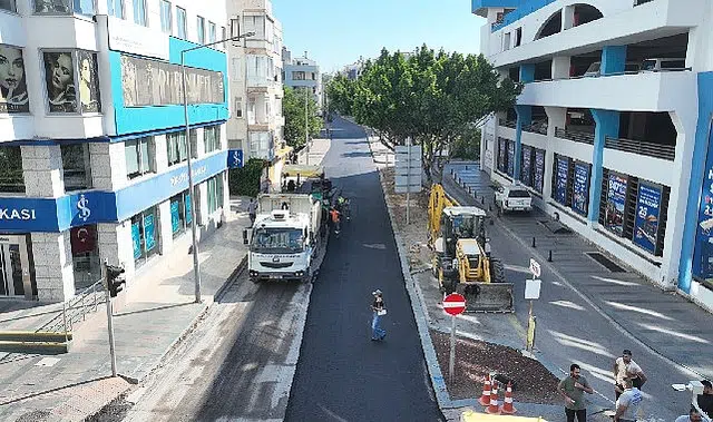 Şehit Binbaşı Cengiz Toytunç Caddesi’nin asfaltı yenilendi