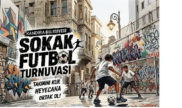Kandıra Belediyesi’nden Gençlere Özel Sokak Futbol Turnuvası