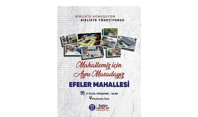 Didim Belediyesi, “Mahallemiz İçin Aynı Masadayız” Buluşmalarıyla Mahalle Sakinleriyle Bir Araya Geliyor