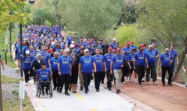 Keçiören'de 'Bağımlılığa Değil, Hayata Bağlan' Yürüyüşü