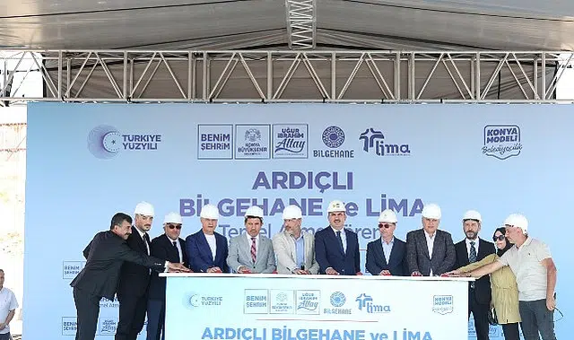 Konya Büyükşehir’in Ardıçlı TOKİ’ye 300 Milyon Lira Bedelle Kazandıracağı Gençlik Kampüsü’nün Temeli Atıldı