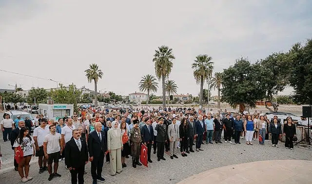 Alaçatı’nın kurtuluşunun 104. yılı törenlerle kutlandı