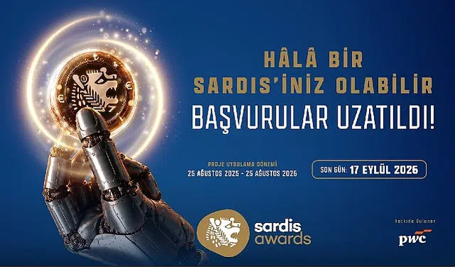 Sardis Ödülleri 2026’nın son başvuru tarihi 17 Eylül’e ertelendi