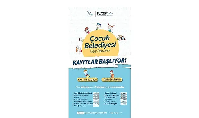 Çocuk Belediyesi’nde güz dönemi kayıtları başladı