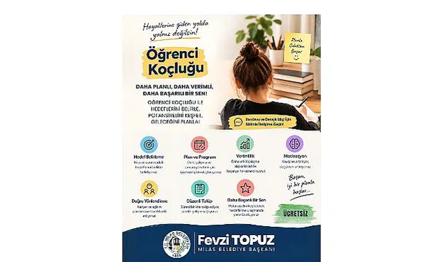 Milas Belediyesi ‘Öğrenci Koçluğu’ Hizmeti ile Öğrencilerin Yanında Oluyor