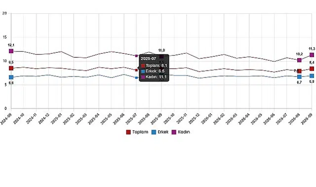 İşgücü İstatistikleri, Eylül 2026 Bugün 11.28