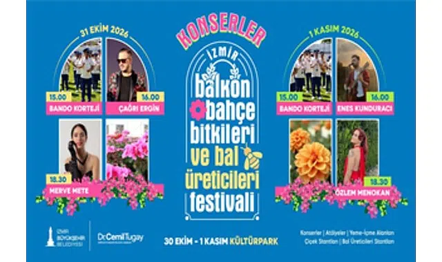 Kültürpark’ta çiçek ve bal festivali başlıyor
