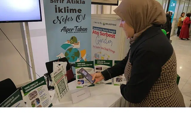 İnegöl Belediyesi’nden Sıfır Atık Etkinliğinde Örnek Uygulama